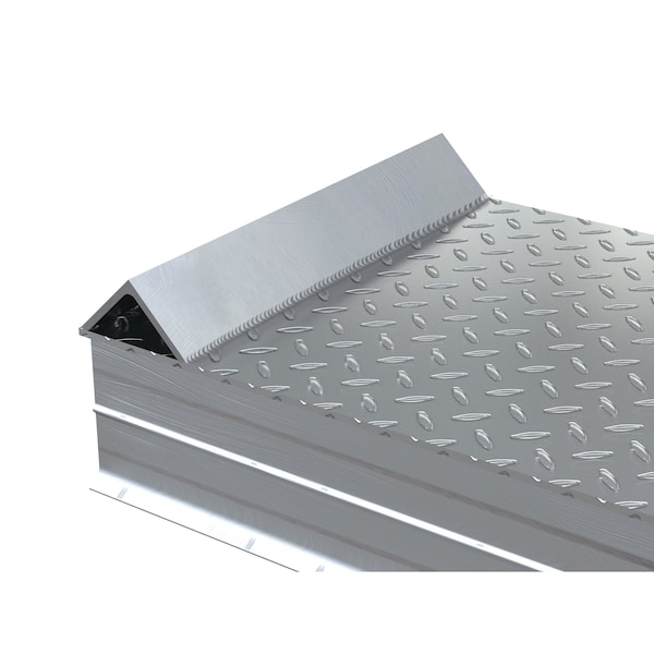 ALUM TREAD WHL RISER W/ ROLL OF GUARD 120X18X12